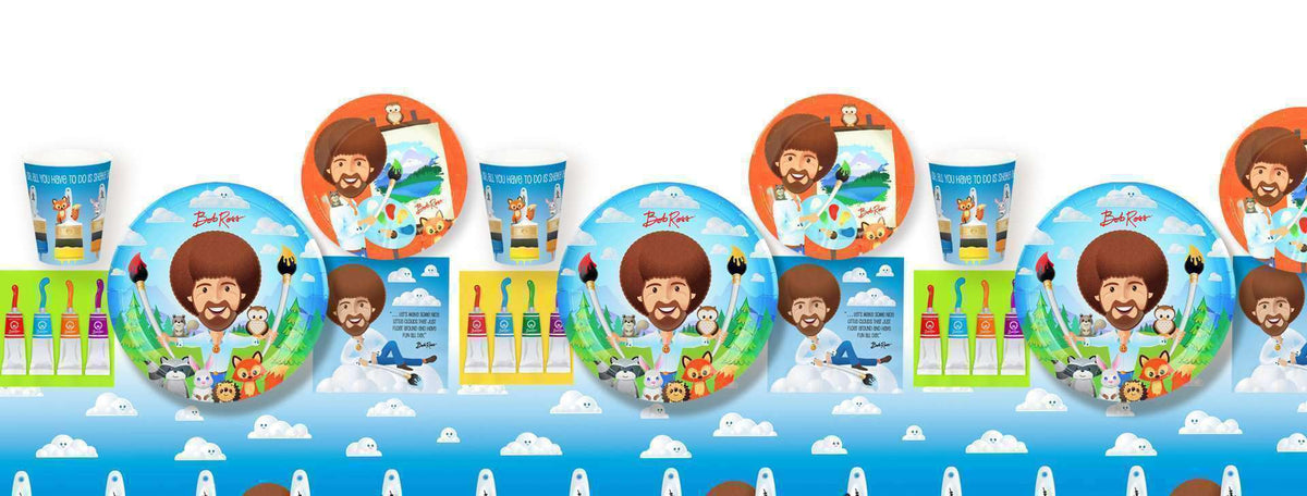 Bob Ross Party Supplies  Bob Ross & Friends Decorations – Prime Party