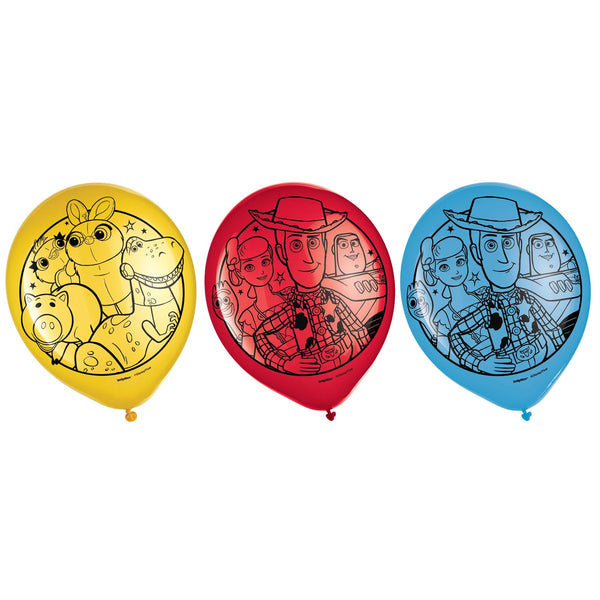 Toy Story 4 Latex Balloons (6-Pieces) Latex Balloons