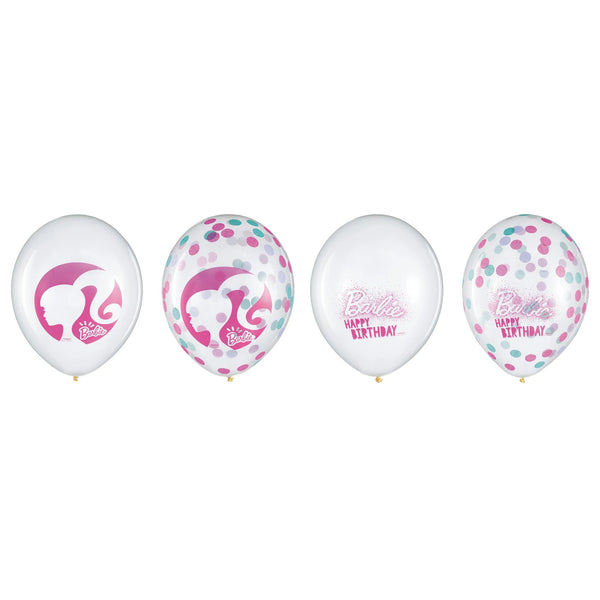 Barbie Dream Together Confetti Balloon (6-Piece Kit) Latex Balloons