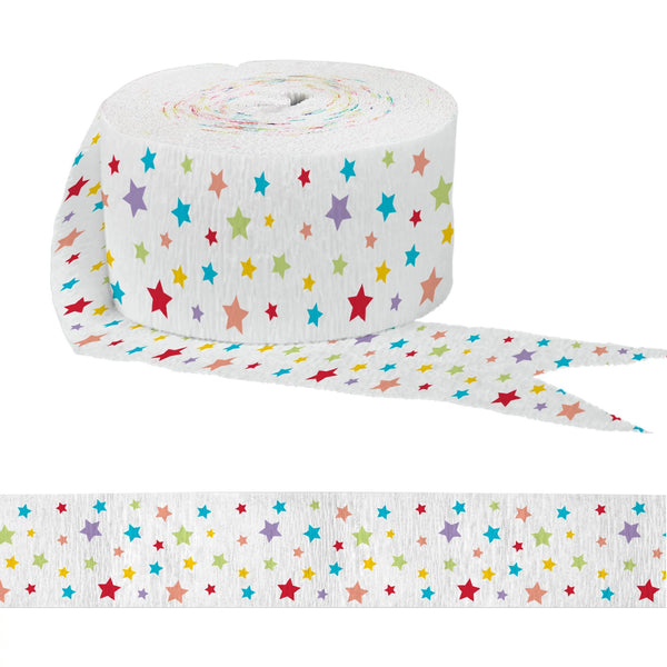Rainbow Crepe Paper Streamer 81'