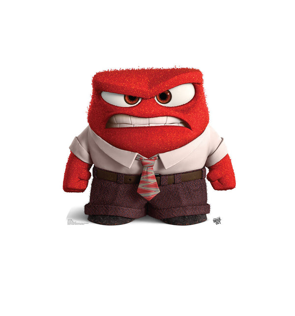 Anger life-size cardboard cutout from Disney Pixar Inside Out, 28 inches tall
