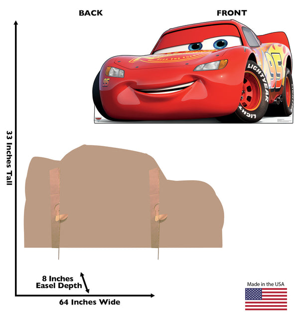 Lightning McQueen (Cars 3) Cardboard Cutout