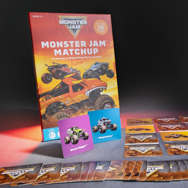 Monster Jam Match Memory Game