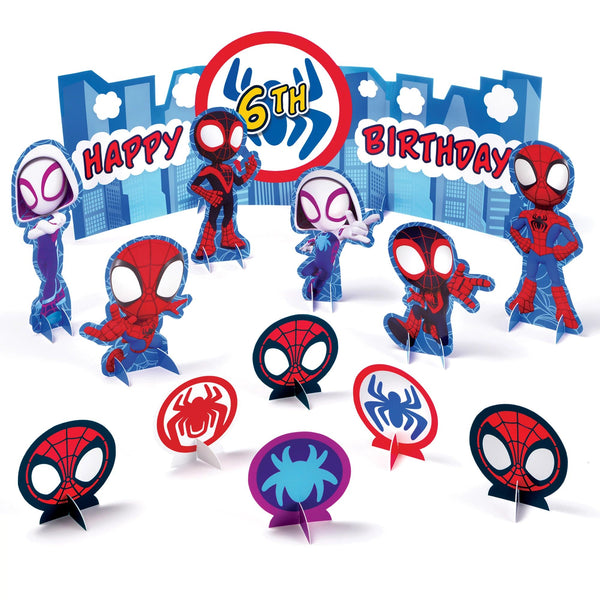 Spider-Man Centerpiece Table Kit (14-Piece Kit) Centerpieces