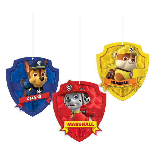 Paw Patrol Hanging Decorations (3-Piece Kit) Party Décor