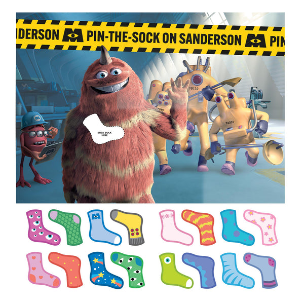 Monsters Inc. Pin-the-Sock Game