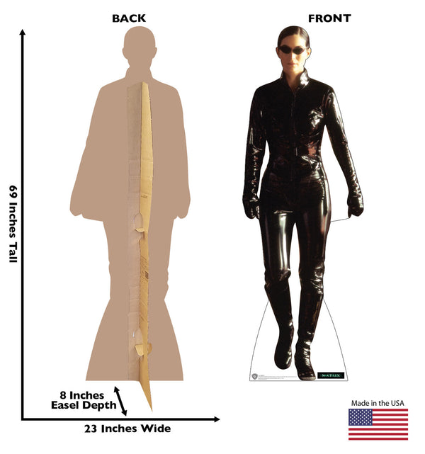 Trinity from the Matrix | Life-size Cardboard Cutout