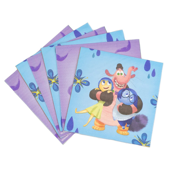 Inside Out Lunch Napkins (Pack of 16)