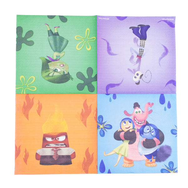 Inside Out Lunch Napkins (Pack of 16)