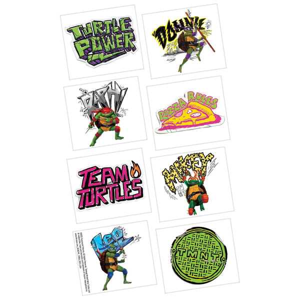 TMNT Tattoos (8-Piece Kit) Favors