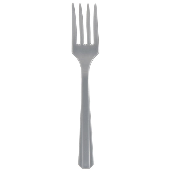 Plastic Forks Silver (20-Pieces) Cutlery