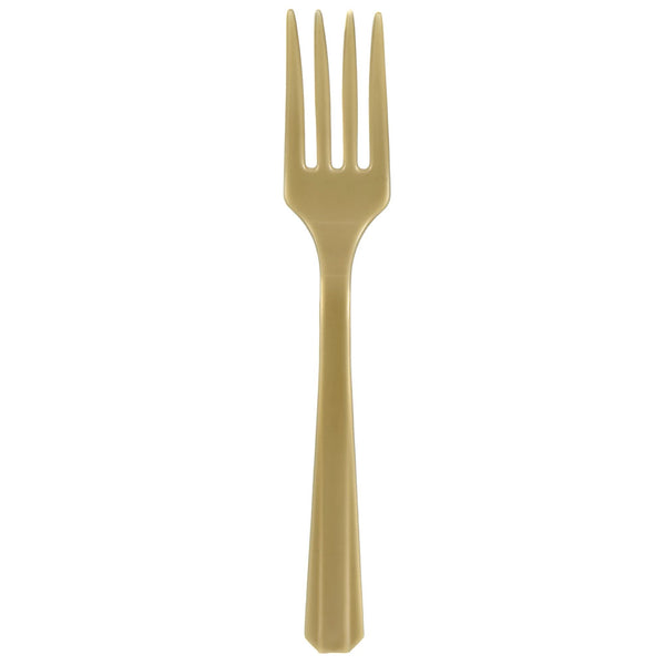 Plastic Forks Gold (20-Pieces) Cutlery
