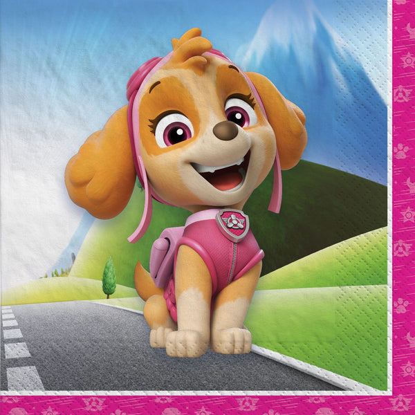 Paw Patrol Beverage Napkin– Skye 3-Ply (Set of 16) Napkins