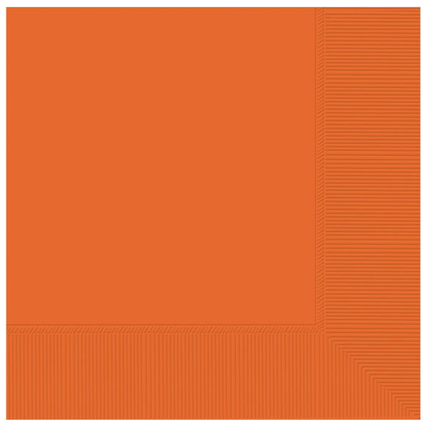 Lunch Napkins Orange 3-Ply (Set of 20) Napkins