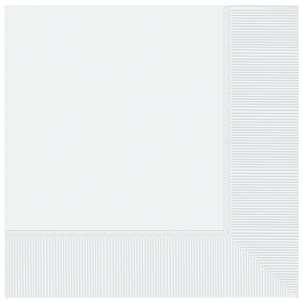 Lunch Napkins Frosty White 3-Ply (Set of 20) Napkins
