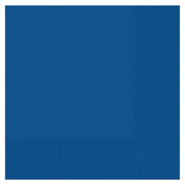 Beverage Napkins Bright Royal Blue 3-Ply (Set of 20) Napkins