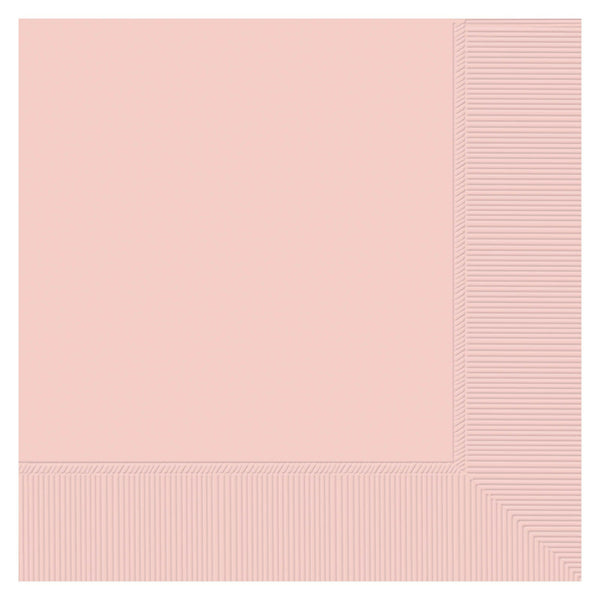 Lunch Napkins Pale Pink 3-Ply (Set of 20) Napkins