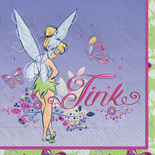 Tinkerbell Lunch Napkins 3-Ply (Set of 16) Napkins