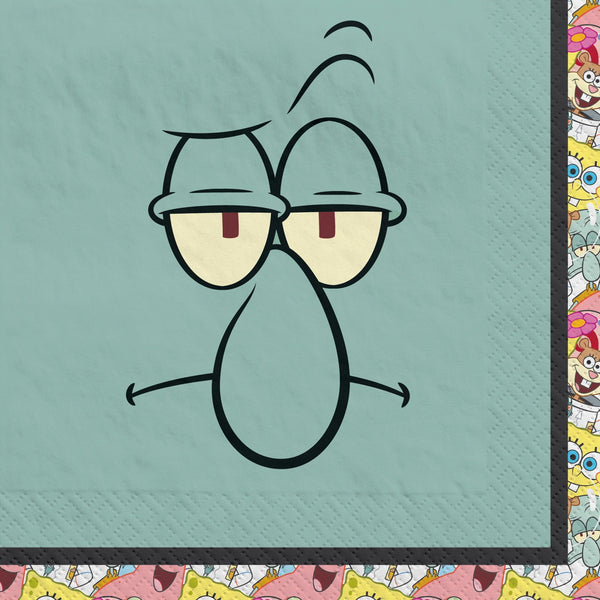 Sponge Bob Lunch Napkins 3-Ply (Set of 16) Napkins