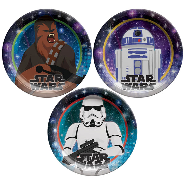 Star Wars Galaxy Dessert Plates (Set of 8) Plates
