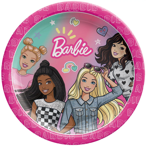Barbie Dream Together Dessert Plates (Set of 8) Plates