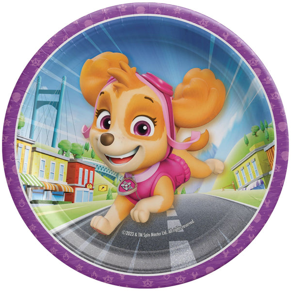 Paw Patrol Dessert Plates– Skye (Set of 8) Plates