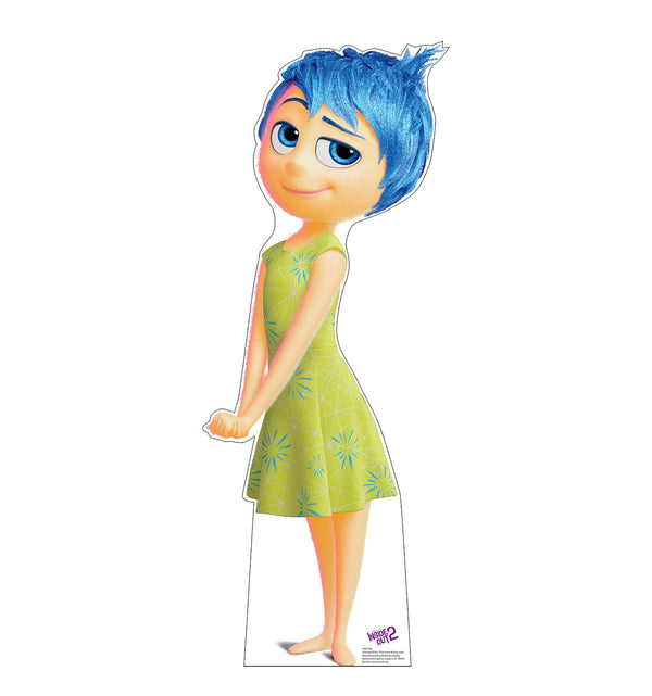 Joy cardboard cutout from Disney Pixar Inside Out 2, 37 inches tall