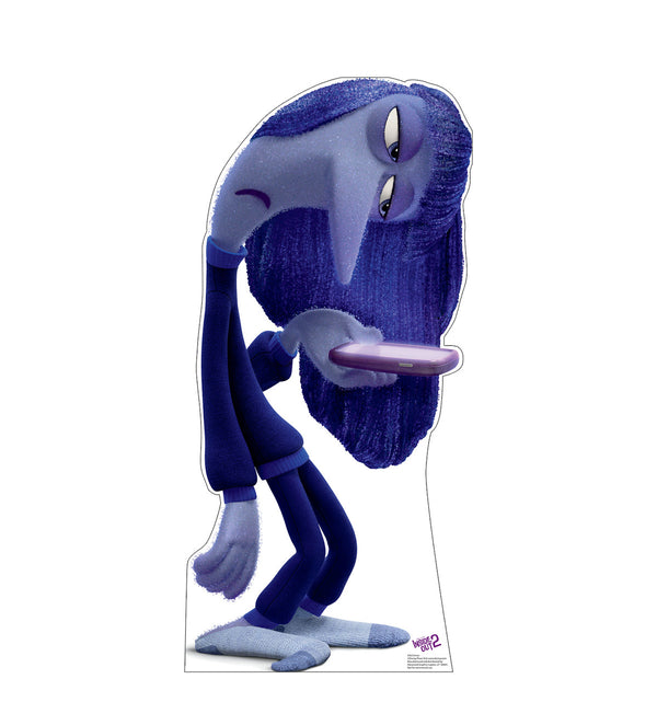 Ennui cardboard cutout from Disney Pixar Inside Out 2, 37 inches tall