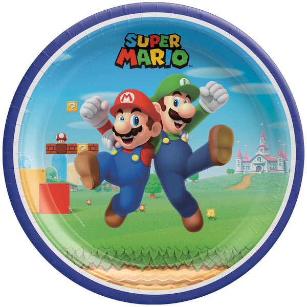 Super Mario Dinner Plates (Set of 8) Plates