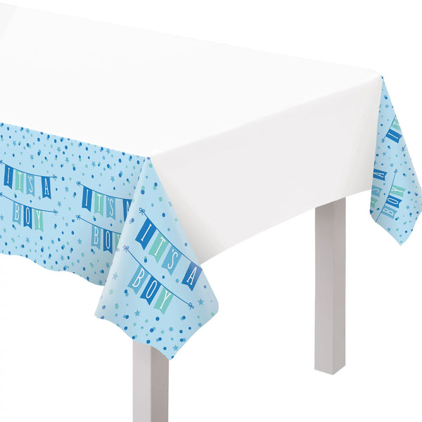 IT'S A BOY Plastic Table Cover
