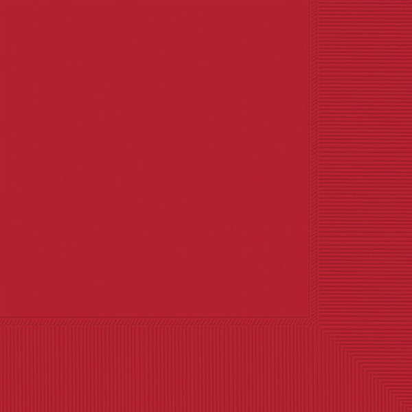 Beverage Napkins Apple Red 3-Ply (Set of 40) Napkins
