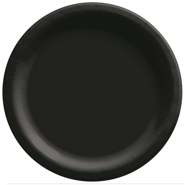 Dessert Plates Black 6.75" Round (Set of 20) Plates