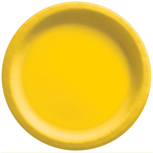 Dessert Plates Yellow 6.75" Round (Set of 20) Plates