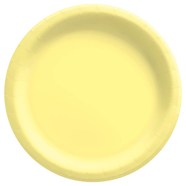 Dessert Plates Light Yellow 6.75" Round (Set of 20) Plates