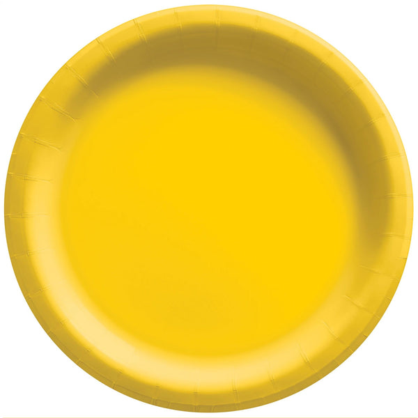 Dinner Plates Yellow 9" Round (Set of 20) Plates