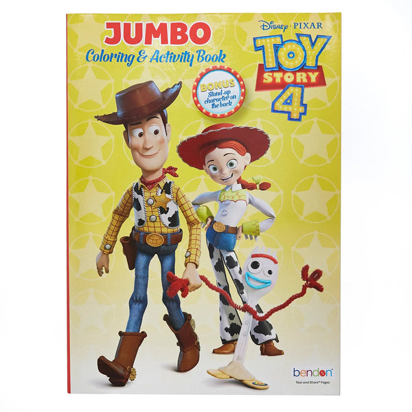 Toy Story 4 Jumbo Coloring Activity Book Games & Activities