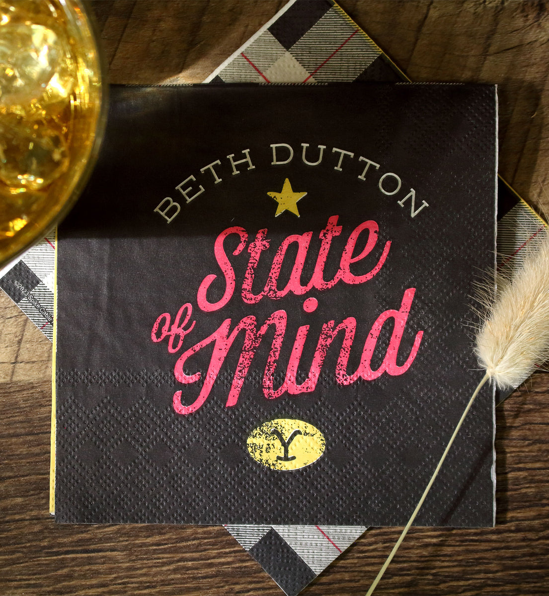 Yellowstone Beverage Napkins (16 Pack) Prime Party