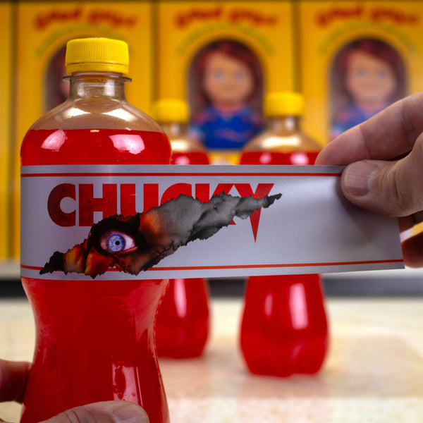 Chucky Water Bottle Labels (Pack of 16)