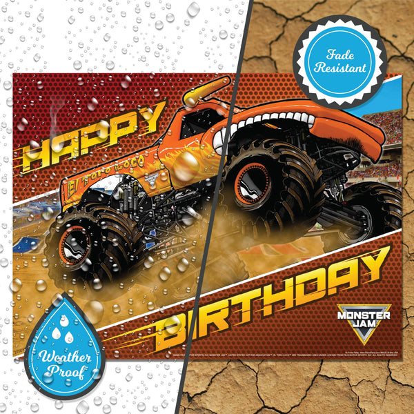 El Toro Loco – Happy Birthday Yard Sign