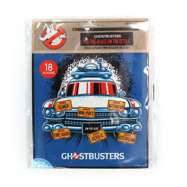 Ghostbusters Stick-the-License Plate on the Ecto-1 (Up to 16 Players)