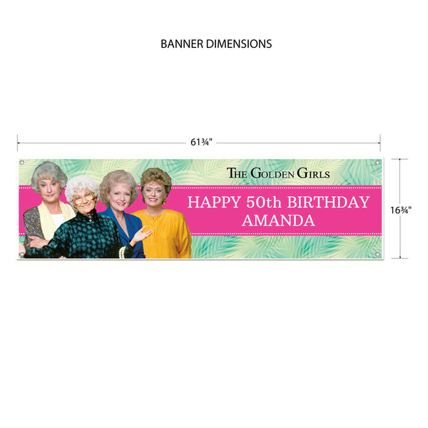 Golden Girls Personalized Banner
