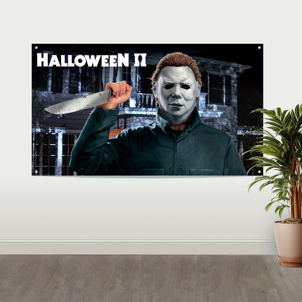 Halloween 2 Fabric Wall Banner