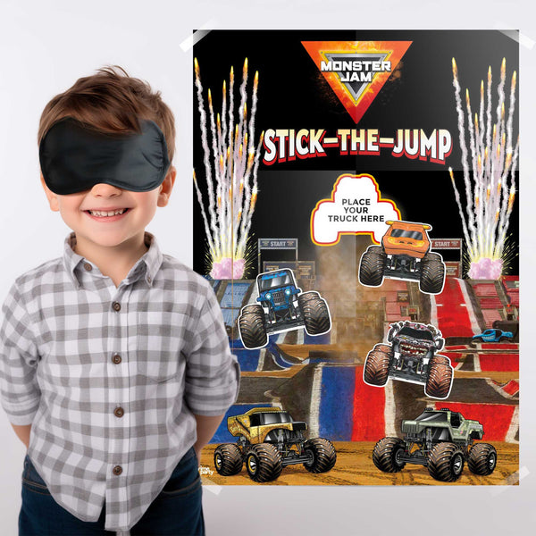 Monster Jam Stick-the-Jump Party Game
