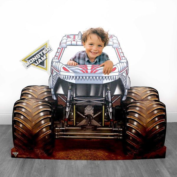 Monster Jam standee: Lifesize excitement for fans.