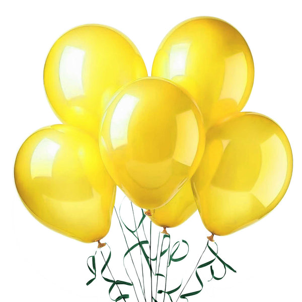 Latex Balloons Sunshine Yellow 12" (15-Pieces)