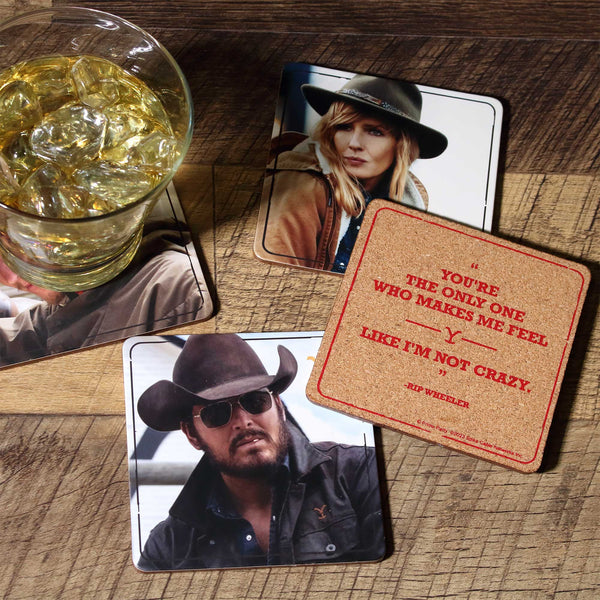 Yellowstone Beverage Coasters (Set of 8)