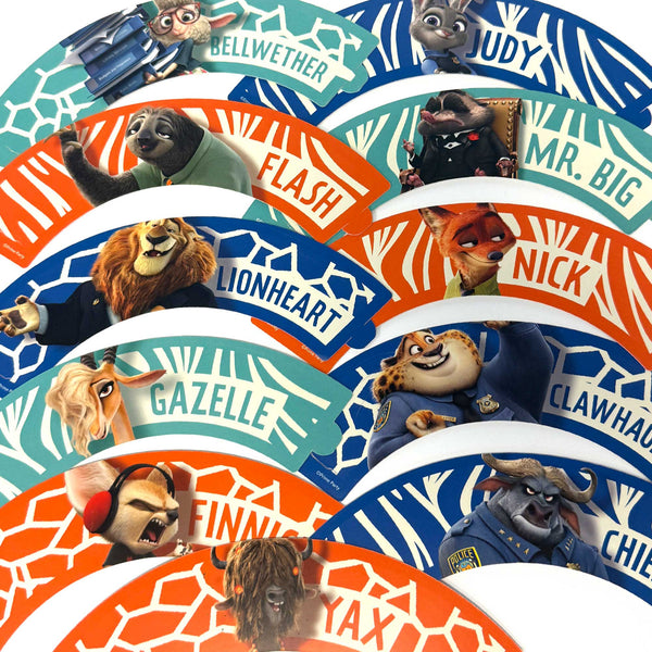 Zootopia 2 cupcake wrappers close-up