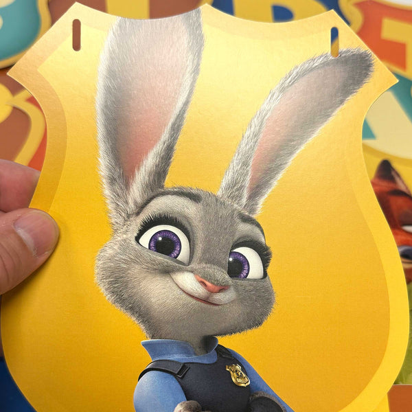 Zootopia 2 jointed flag banner close-up