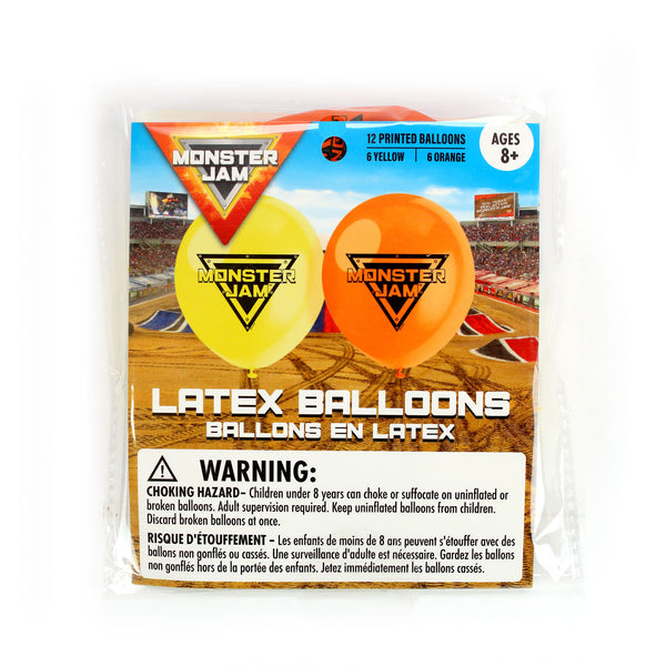 Monster Jam Latex Balloons (Pack of 12)