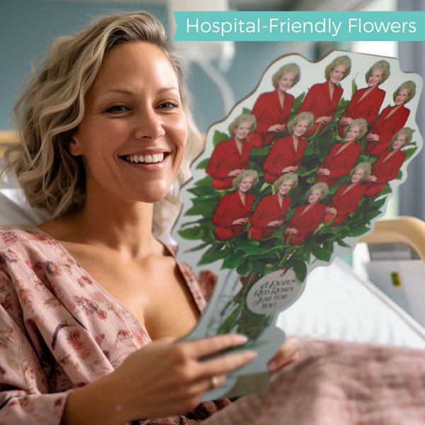 A Dozen Red Roses Bouquet: Unique Golden Girls Inspired Gift | Perfect for Birthdays and Anniversaries - Prime PartyCenterpieces